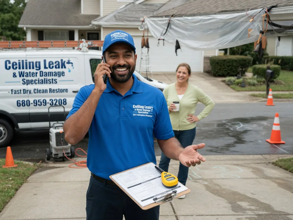 Ceiling Leak Cleanup Falcon Heights, TX FAQs